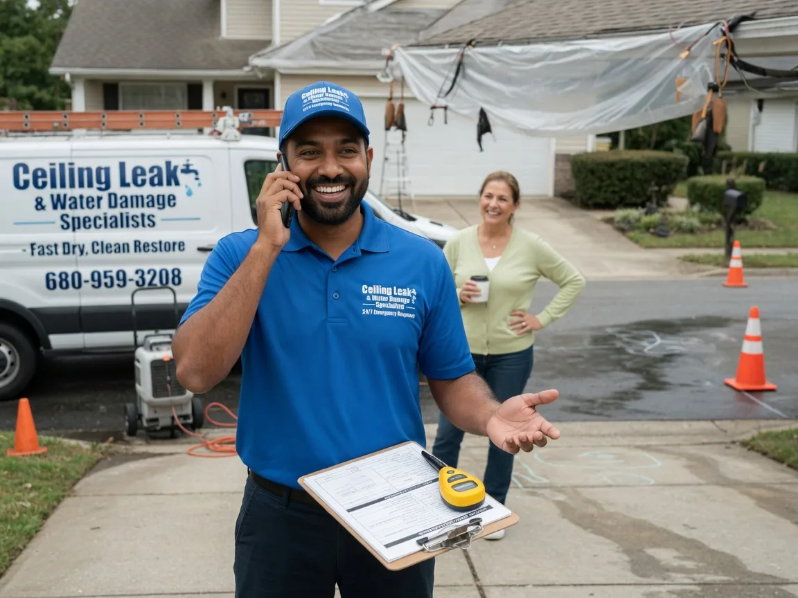 Ceiling Leak Cleanup Altus, OK FAQs